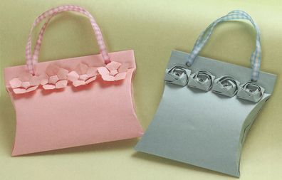 折り紙の花のギフトバッグ
