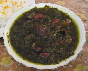 イラン料理「ゴルメサブズィ」